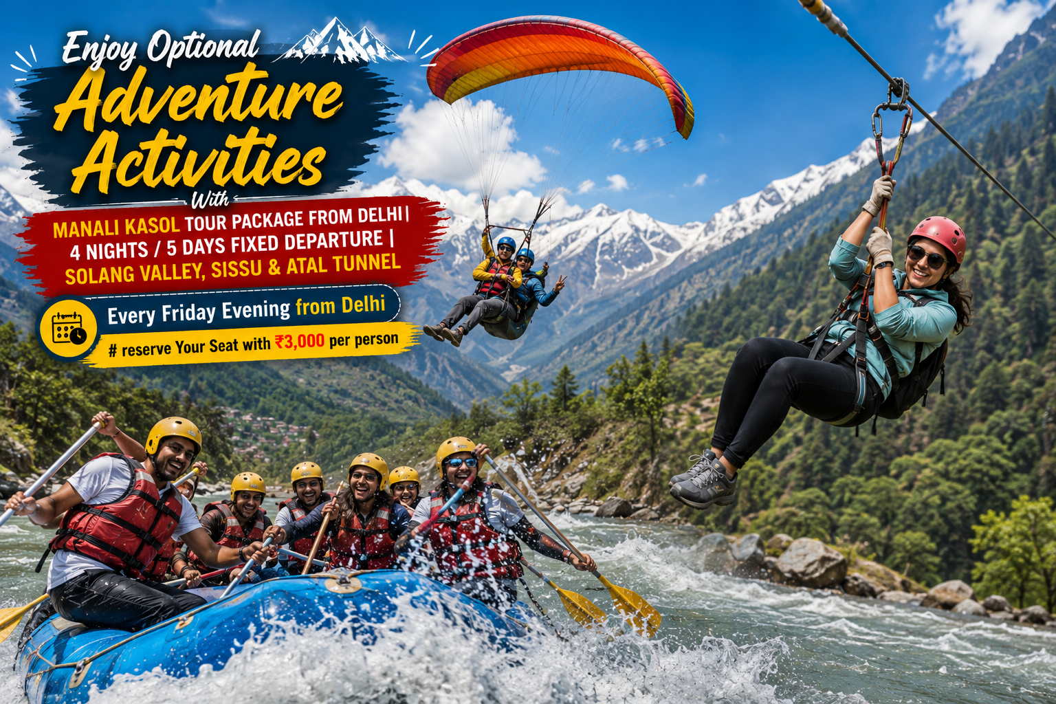 Enjoy Optional Adventure Activities